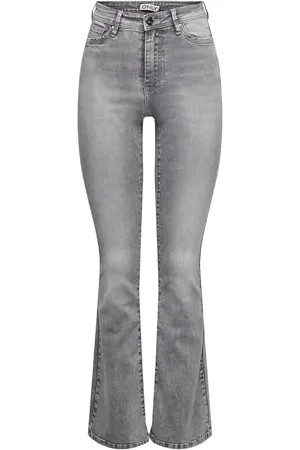 ONLY Onlwauw HW Flare Bj692 Jeans a Vita Alta, , (M) W x 34L Donna