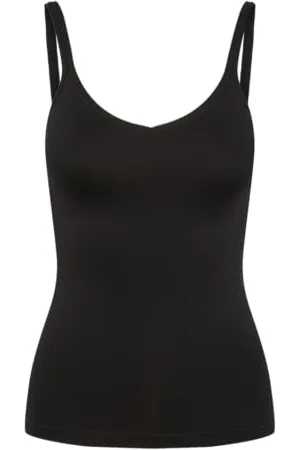 Pieces® Plain Underwear Top Noos Vestaglia, (Black Black), 40 (Taglia Produttore: L/XL) Donna