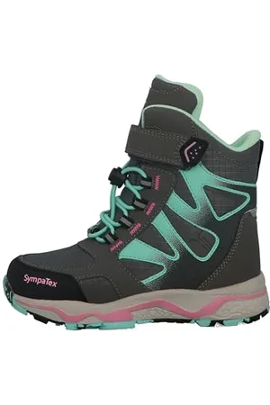Lurchi 63L0003007, Stivali da Neve, Grey-Turquoise, 38 EU