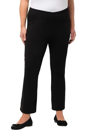 Ulla Popken Tubo per Yoga Hosen, Nero, 32W x 32L Donna