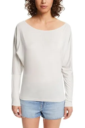 ESPRIT 014ee1k340 T-Shirt, 044 Light Grey 5, S Donna