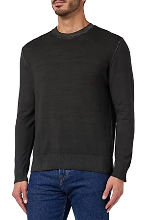 Sisley Maglione L/S 18bas101n, Nero 700, S Uomo