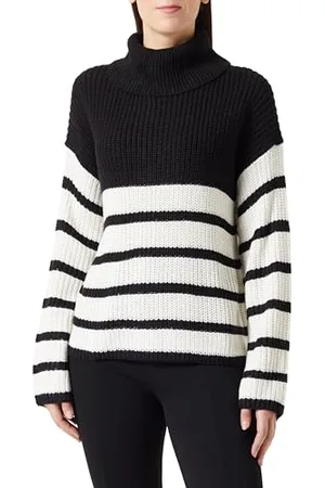 JDY Justy L/S Cowlneck St Pullo Knt Maglione Lavorato a Maglia, , XS Donna