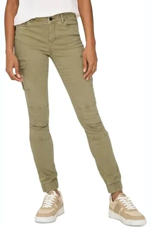 ONLY Onlmissouri Reg Ank Cargo Pnt Noos Pantaloni, , 40W x 32L Donna