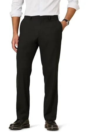 Amazon Pantaloni da Abito Elasticizzati Antipiega vestibilità Classica Uomo, , 42W / 28L