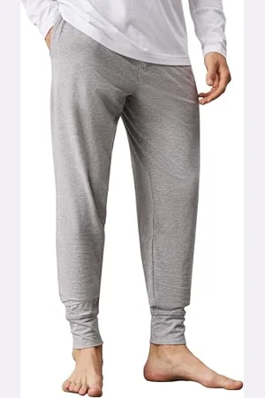 Calvin Klein Uomo Pantaloni da Jogging Jogger Drawstring con Coulisse, (Medium Grey Heather), M