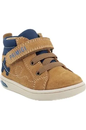 Primigi Baby Like, Scarpe per Chi Inizia a Camminare Bimbo 0-24, Senape-Bluette, 20 EU