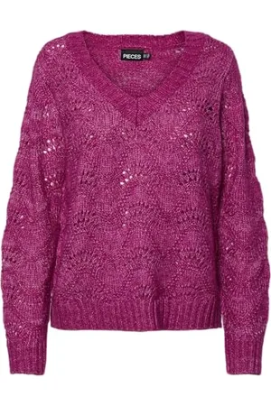 Pieces® Pcbibbi LS V-Neck Knit Noos BC Maglione Lavorato a Maglia, , XL Donna