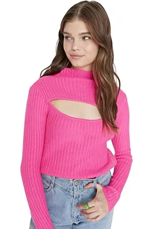 Trendyol Maglione Aderente a Collo Alto Maglia di Tuta, , M Donna