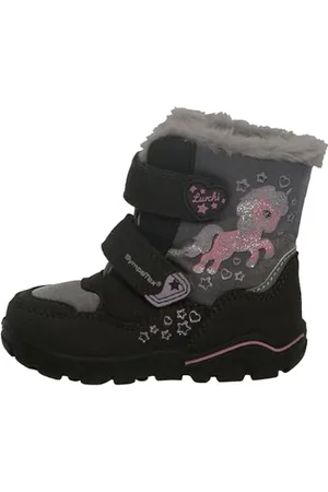 Lurchi 63L1083005, Stivali da Neve Bambina, Grey-Rose, 21 EU Larga