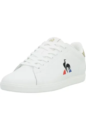 Le Coq Sportif Courtset_2, Scarpe da Ginnastica Unisex-Adulto, Tan Bianco Ottico, 45 EU