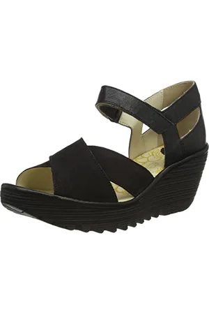 Fly London Yent365fly, Sandali con Zeppa Donna, , 41 EU
