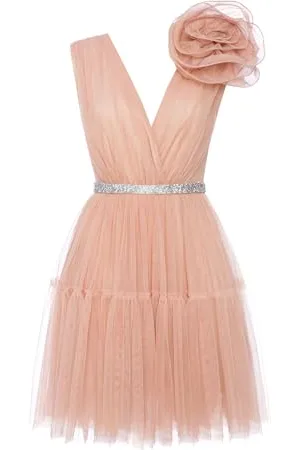 Swing Charlie_bez Abito da Cocktail, Beige, 42 Donna