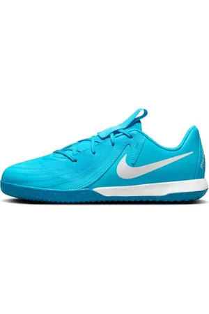 Nike JR Phantom GX II Academy IC, Sneaker, Blue Fury/White, 33.5 EU