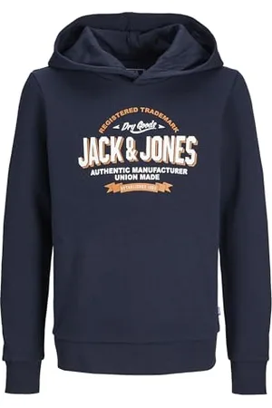 JACK & JONES Felpa con cappuccio con logo per bambini