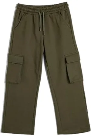 Koton Basic Cargo Sweatpants Drawstring Soft Interior, Pantaloni della Tuta Ragazzi, (879)