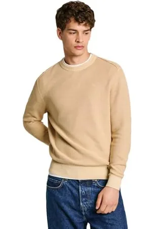 Pepe Jeans Craig Maglione, (Grain Beige), S Uomo