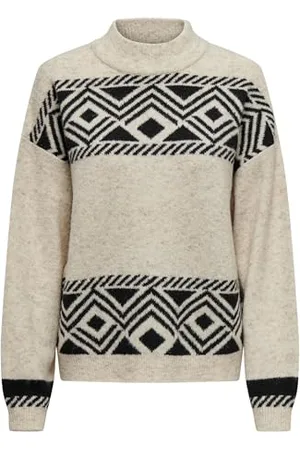 ONLY Onlvictoria L/S-Pullover a Collo Alto Knt Maglione, , XL Donna
