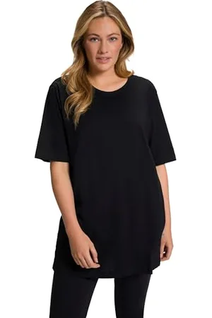 Ulla Popken Maglietta Basic, Girocollo Polo Donna, , 64-66