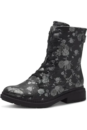 Jana Lace Boot Flat 8-25274-43, Stivali alla Moda Donna, , 38 EU Larga