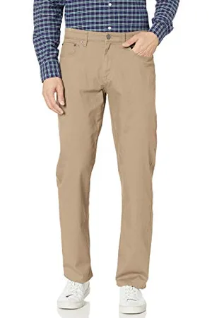 Amazon Pantaloni in Twill Elasticizzati con 5 Tasche con vestibilità Comoda Uomo, , 29W / 30L