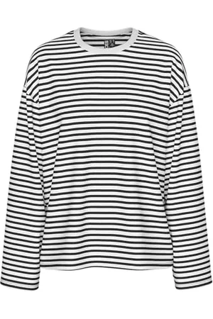 Pieces® Pcsadie LS Top Noos Maglietta a Maniche Lunghe, , S Donna