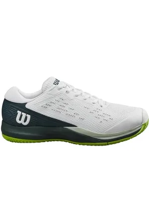 Wilson Rush PRO Ace, Tennis Shoe Uomo, White/Ponderosa Pine/Jasmine Green, 44 EU