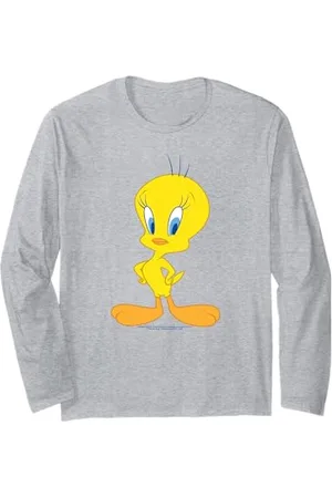 LOONEY TUNES Tweety Pie Uccello Maglia a Manica