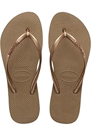 Havaianas Slim Flatform, Infradito Donna, Oro Rosa, 33/34 EU