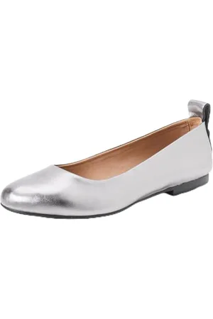 HUGO BOSS Dasy_Ballerina_LMN, Donna, Silver, 39 EU