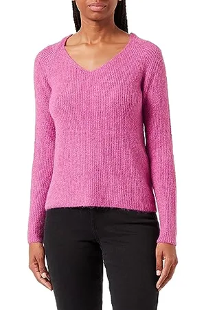 Pieces® Pcellen LS V-Neck Knit Noos BC Maglione, , S Donna