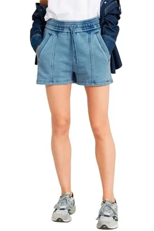 G-Star Donna Overdyed Sweat Shorts, (sun faded indigo D24571-D583-B503), XXS