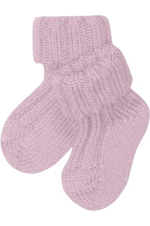 Falke Soft Rib Bootsock B So lana tinta unita 1 paio, Calzini Unisex - Bimbi 0-24, , 74-80