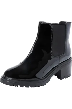 Geox D Damiana F, Stivaletto Donna, Black, 37.5 EU