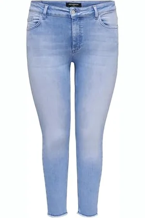ONLY Carwilly Reg SK Ank RW Rea4348 Noos Jeans Skinny, , 54W x 32L Donna