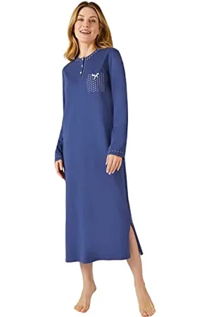 Damart Chemise de Manches Longues, Maille Jersey Vestaglia, 38-40 (S) Donna