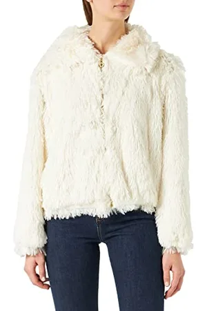 KENDALL + KYLIE KENDALL & KYLIE K&K W Fuzzy Hooded Bomber KKW3716101, , Women