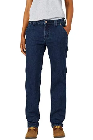 Dickies Pantaloni Carpenter in Denim, Taglio Dritto Casual, , 6/Regular Donna
