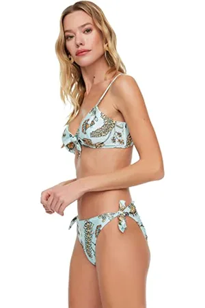 Trendyol Motivo Floreale Che combina Bikini Dettagliato Six Slip, , 0 Donna