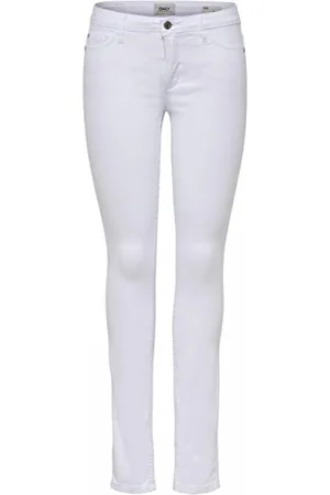 ONLY Onlultimate King Reg Jeans Cry1703 Noos Skinny, (White), W36/L34 (Taglia Produttore: Small) Donna