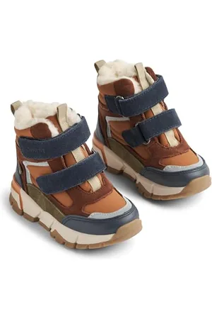 WHEAT Unisex Winterschuh Kinderschuh Lucka Tex Wasserdicht-atmungsaktiv gefüttert und Warm Leder, Scarpe da Neve Bambini, , 27 EU