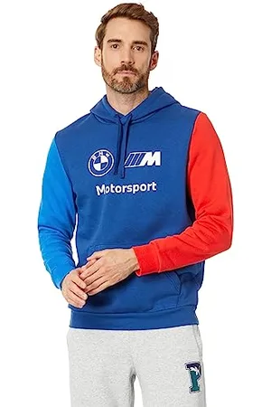 PUMA BMW M Motorsport Essentials Fleece Hoodie Maglia di Tuta, , XXL Uomo