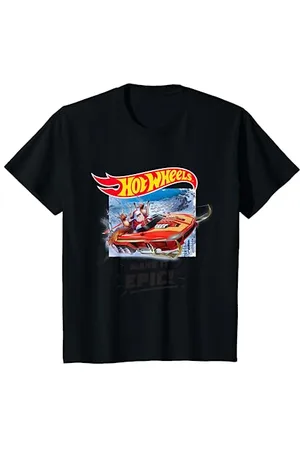 Hot Wheels Bambino T-shirt Bambino, Ufficiale, Epico Natale Maglietta