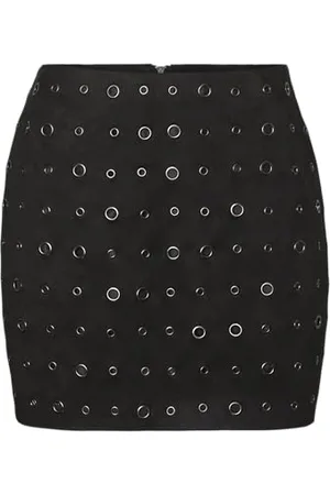 VERO MODA Vmmalua LS Short Faux Suede Skirt Minigonna, , Donna
