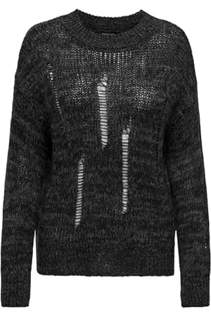 ONLY Onlmaya-Coltello Destroy Knt Maglione, , XS Donna