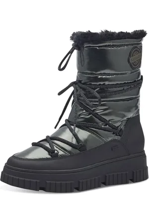 QS by s.Oliver WL Lace Boot 5-26401-43-Stivali, Stivali da Neve Donna, , 40 EU