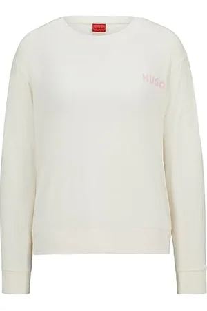 HUGO BOSS BOSS Taglia Unica Maniche Lunghe Pyjama, Open White110, XS Donna