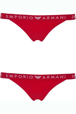 Emporio Armani Iconic Logoband 2-Pack Thong Panties, , M Women