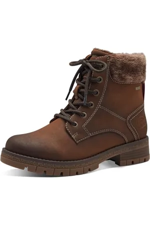 QS by s.Oliver Stivali da Donna in Pizzo Flat 5-26227-43, Neve, , 37 EU