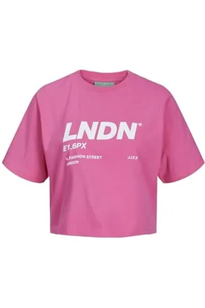 JJXX Jxbrook SS Relaxed Vint Tee SN T-Shirt, , M Donna